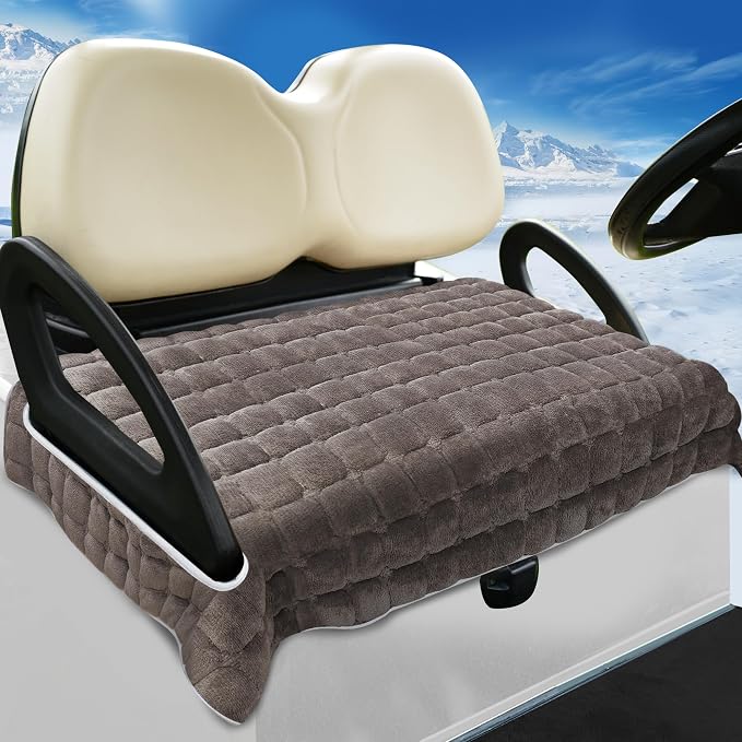 YOKYHOM Golf Cart Seat Covers, Supreme Comfort Golf Cart Seat Towel Blanket by ColorfulLifeCreations