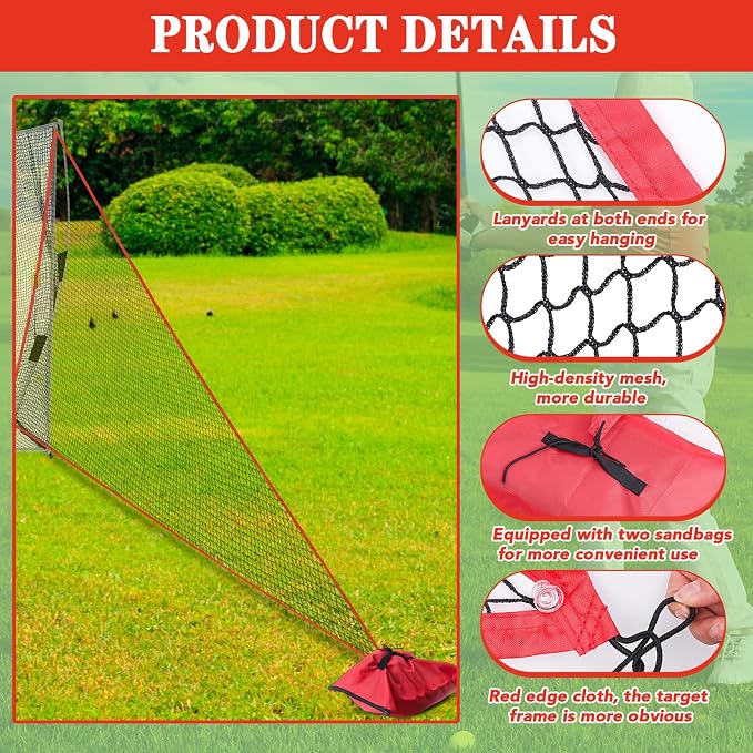 2 Pcs Golf Net Attachment for 7ft Golf Practice Hitting Nets - Image 3