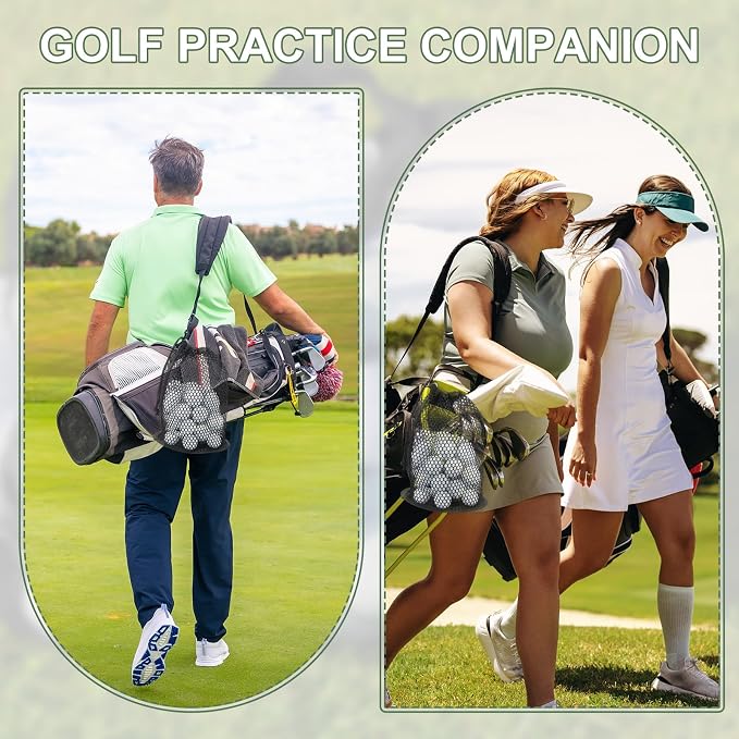 Golf Ball Storage Bag Nylon Mesh Golf Pouch - Image 6