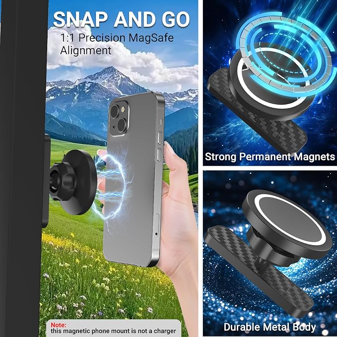 Magnetic Golf Cart Phone Holder - Image 2