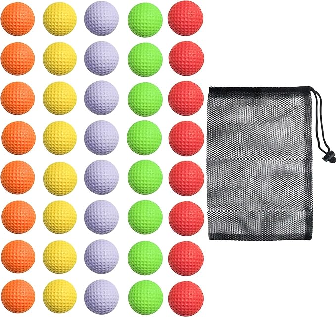 40 Pack Foam Golf Practice Balls by Bac-kitchen