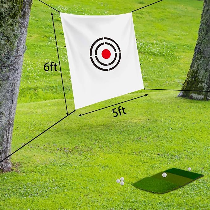 Gagalileo Golf Target Cloth: Protective Net Portable Easy Setup - Image 8