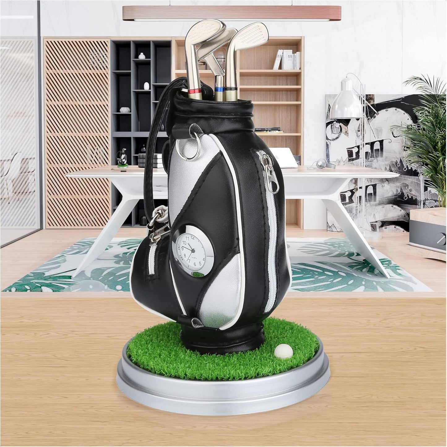 10L0L Golf Pen Holder Office Desk Decor Cool Unique Gift - Best Choice for Golf Love