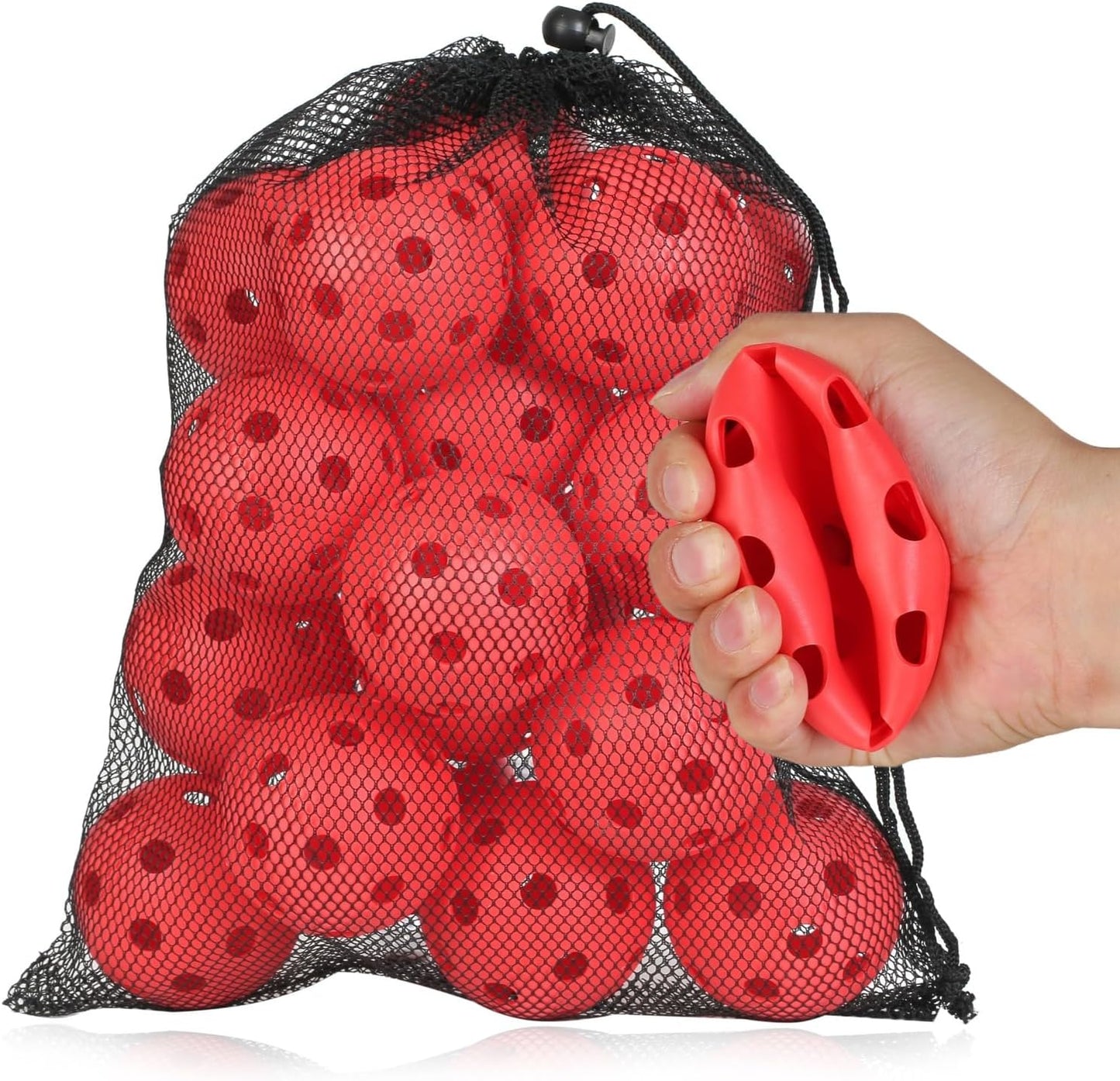 20 Pack Plastic Baseballs 9 Inch Practice Baseballs Softball, Baseballs for Hitting and Pitching Practice - Soft and Lightweight Limit Flight Balls for Training and Softball Games