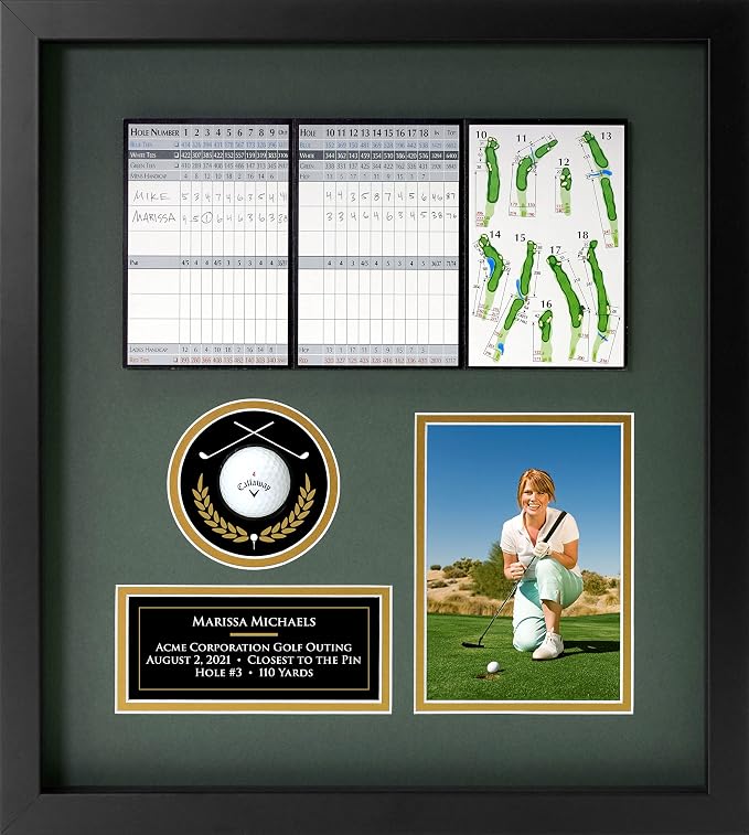 Universal Golf Achievement, Award Display Case Frame by MASTERPIECEFRAMINGIMAGING