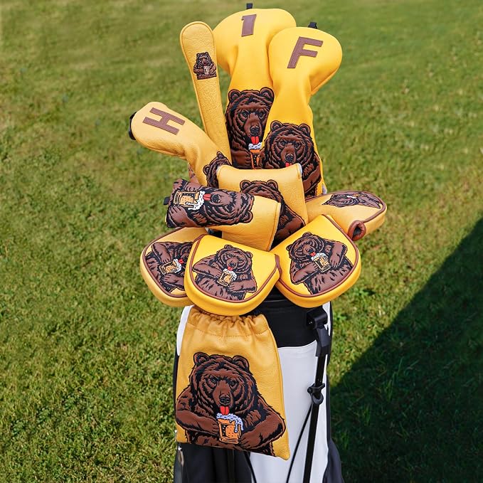 Golf Club Head Cover Golf Head Cover Driver Headcover Fairway Wood Headcover - Image 4