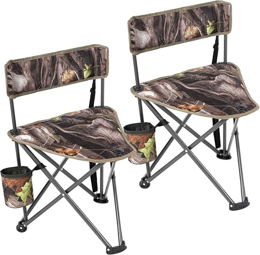 REDCAMP 2 Pack Tripod Hunting Chairs by REDCAMP