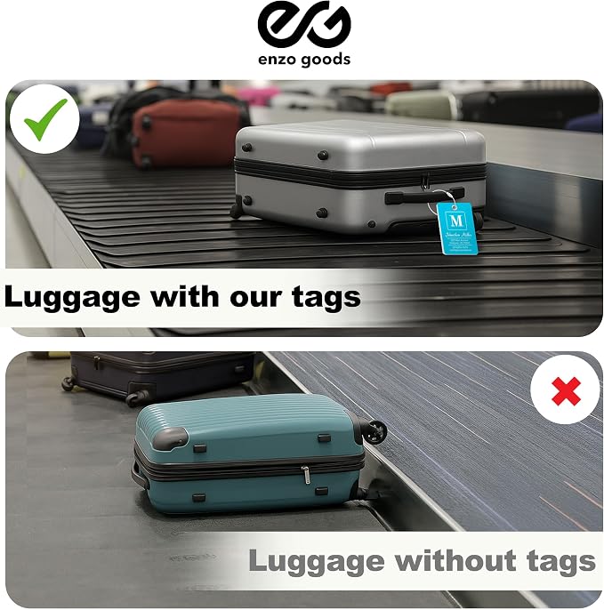 Personalized Luggage Tag | 6 Pack | Custom Luggage Tags - Image 8