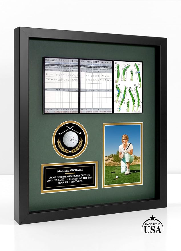 Universal Golf Achievement, Award Display Case Frame - Image 2