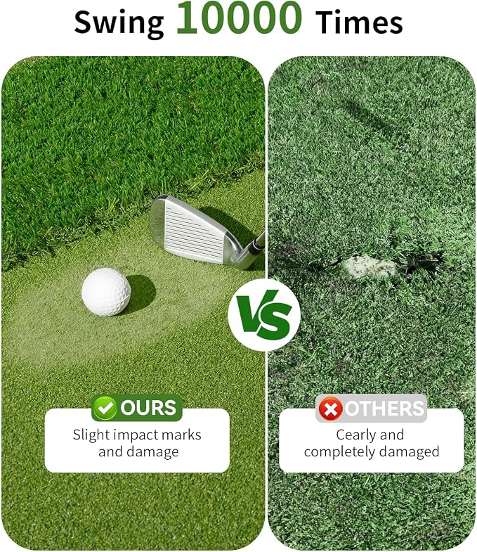 5.2x4ft & 6x4ft 21mm-45mm Dual-Turf Golf Mat - Image 7