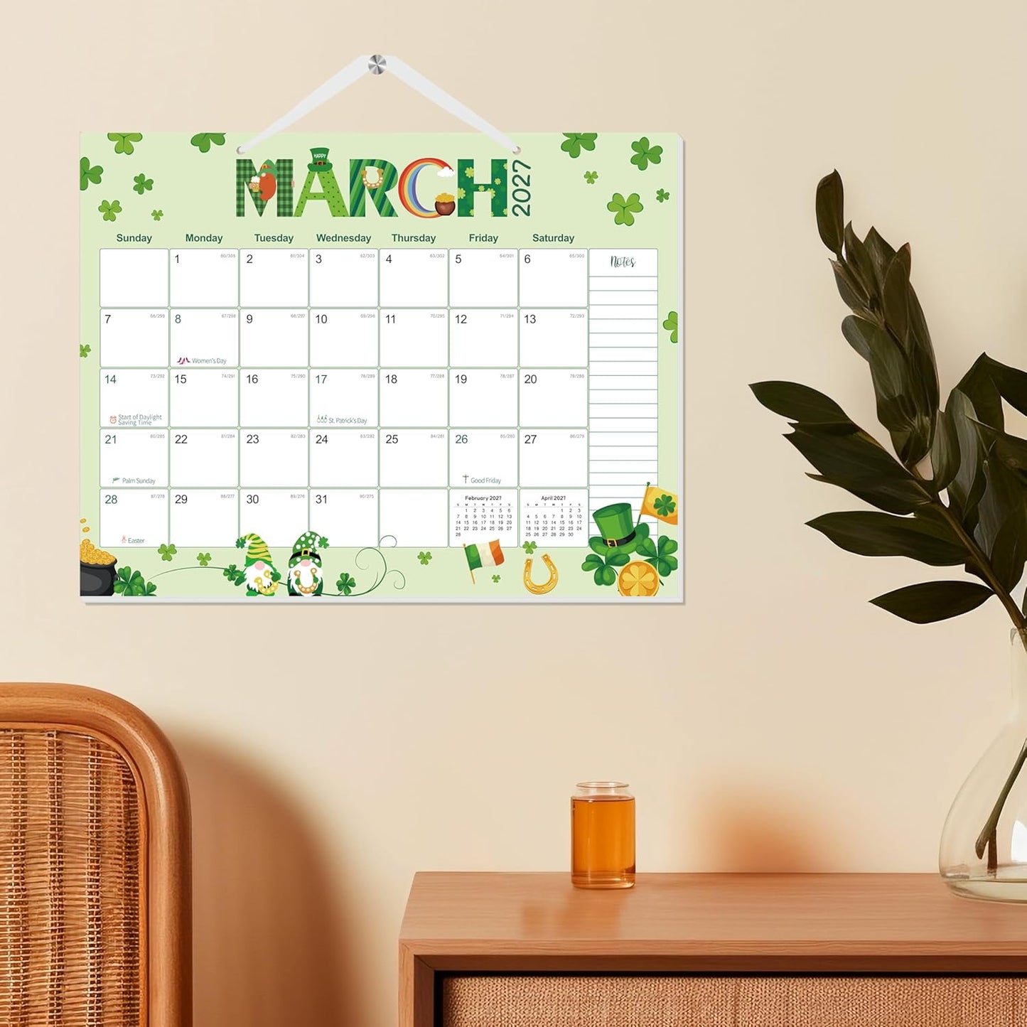 GuassLee Desk Calendar 2026-2028,36 Months 22" x 17" Large Calendar from January. 2026 to December. 2028,Desktop/Wall Monthly Planner with Julian Date and Thick Paper for Office Home School