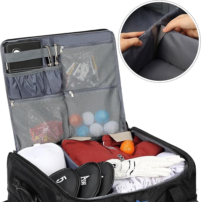 ZEEMO Golf Trunk Organizer, 2 Layer Car Locker - Image 2
