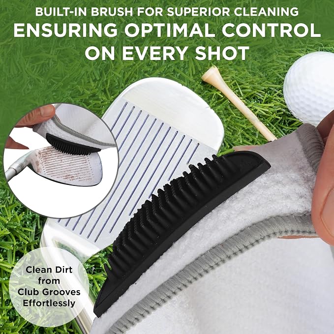 Magnetic Golf Towel Microfiber Golf Towel | Ultra Absorbant Waffle Pattern | - Image 5