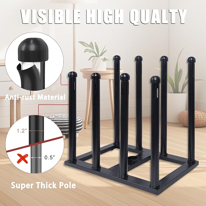 Boot Rack Organizer Tall Boots Boot Storage Free Standing Shoe Racks Black Metal - Image 5