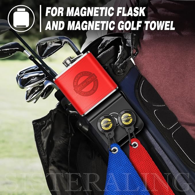 Golf Bag Metal Landing Pads for Magnetic Golf Towel, Golf Rangefinder, Golf - Image 5