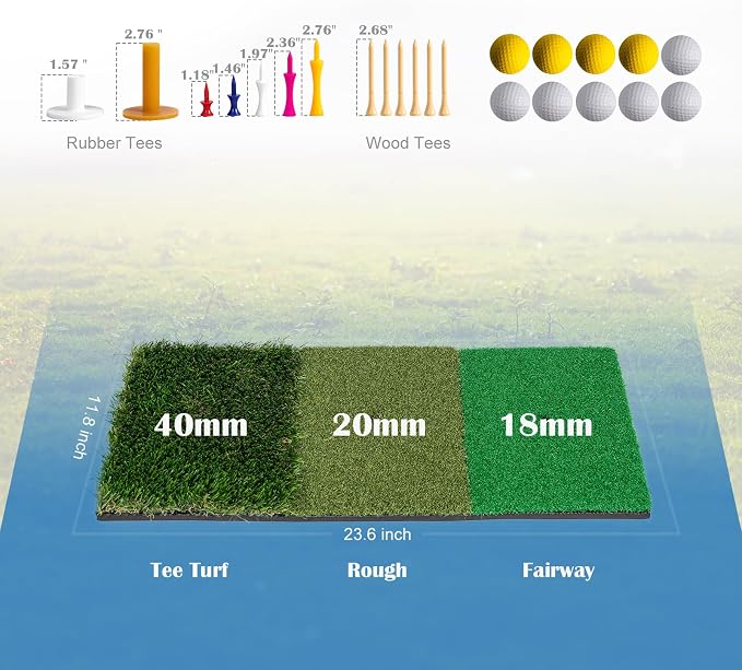 Golf Net, 10 x 7ft Backyard Practice net, Golf Hitting, Driving Net - Image 6