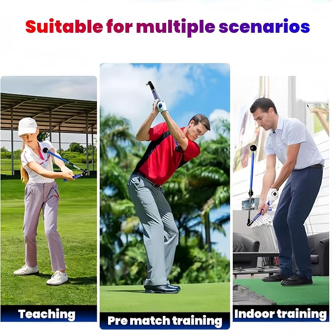 Golf Swing Trainer, Portable Collapsible Trainer, Improve Swing Posture - Image 4