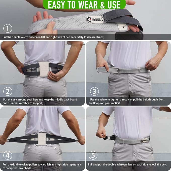 GAIARENA Golf Lower Back Support Belt - Image 7