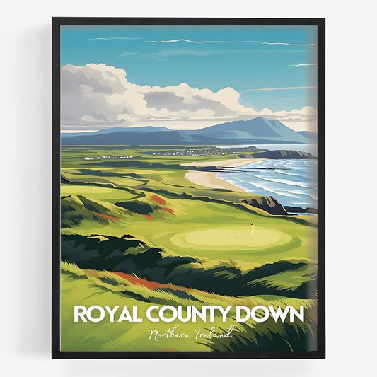 Golf Course Premium Giclee Fine Art Prints by VintBo