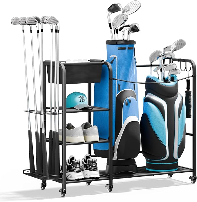 niffgaff Golf Bag Organizer Golfing Storage Stand by niffgaff