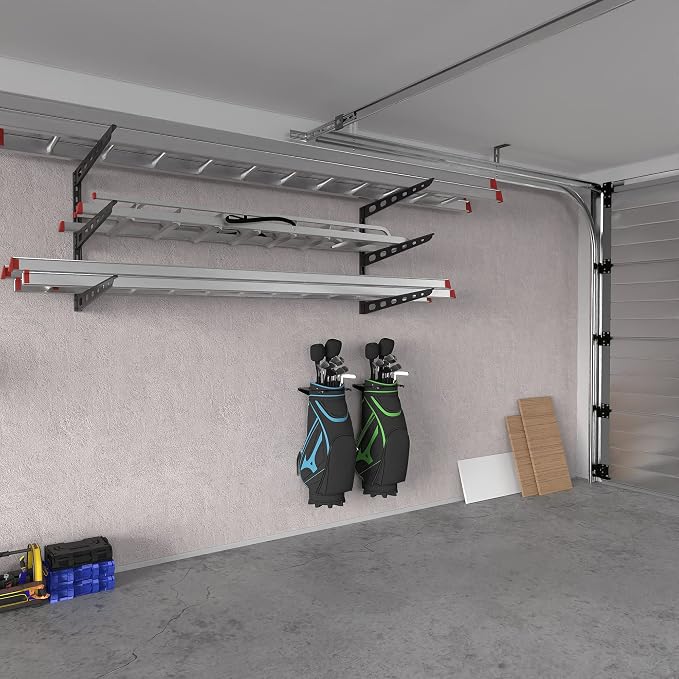 Koova Golf Bag Rack | Fits Any Club & Travel Bags | Wall Mount Storage Organizer - Image 6