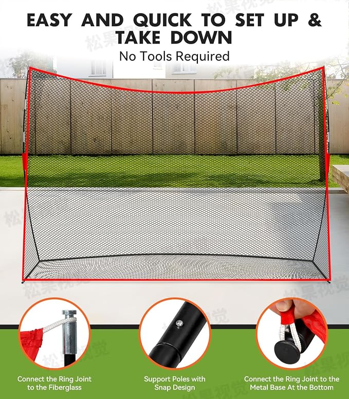 Golf Net: 10x7ft Heavy Duty Golf Practice Net - Image 5