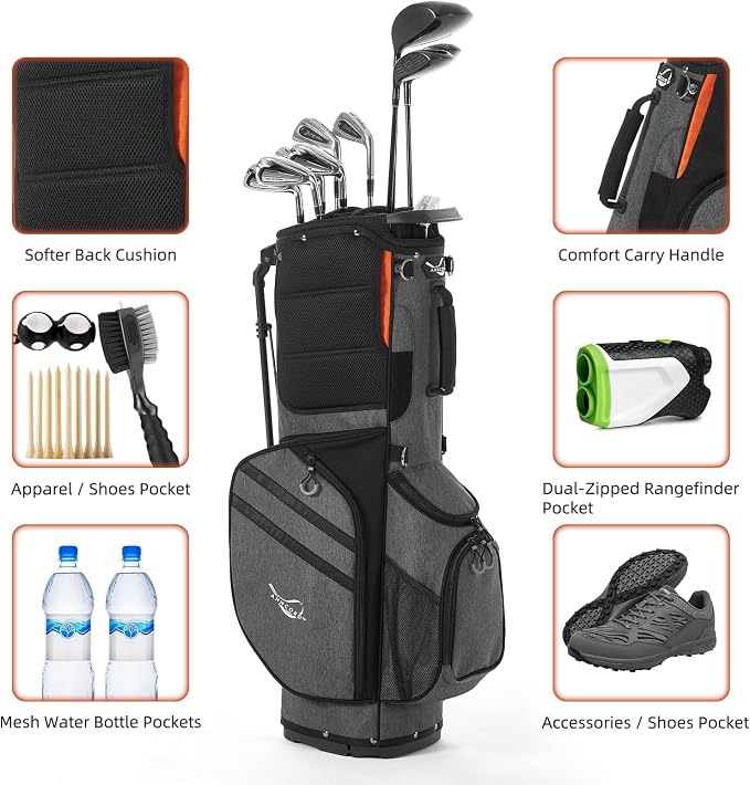 Golf Stand Bag 14 Way Top Dividers Full-Length - Image 5