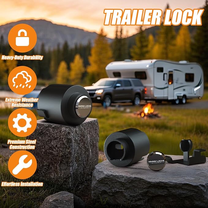 2" Heavy Duty Trailer Hitch Lock - Image 5