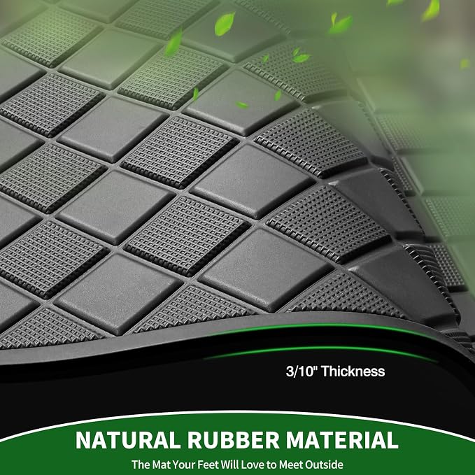 Golf Cart Floor Liner Mat 8mm Thick Rubber Full Coverage Fit - Image 5