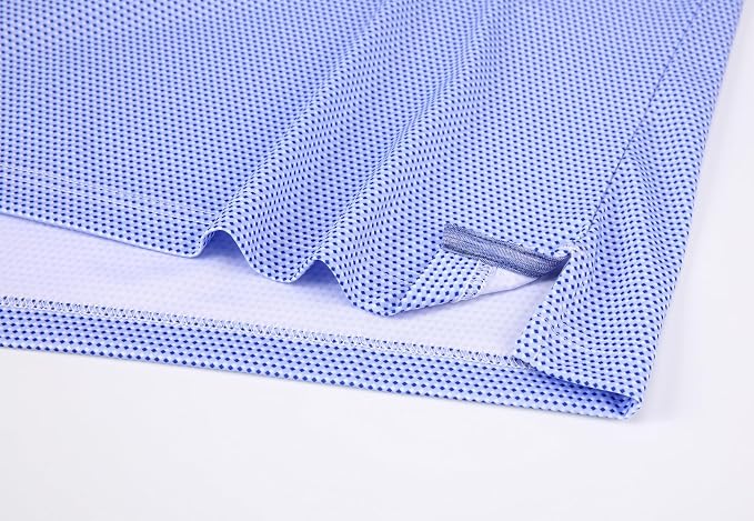 Alex Vando Mens Golf Shirt Moisture Wicking Classic Print Golf Shirts - Image 4