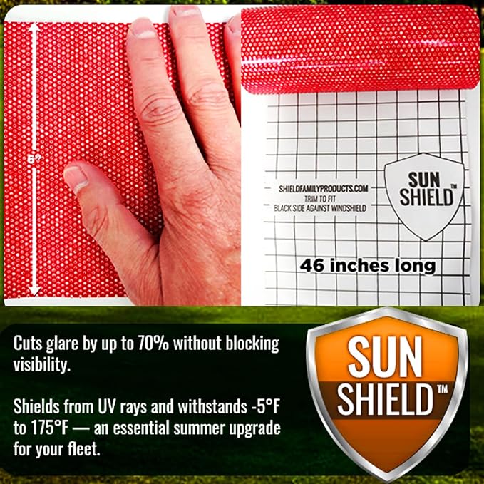 Sun Shield Golf Cart Sun Shade Cover – UV Blocker Visor - Image 5