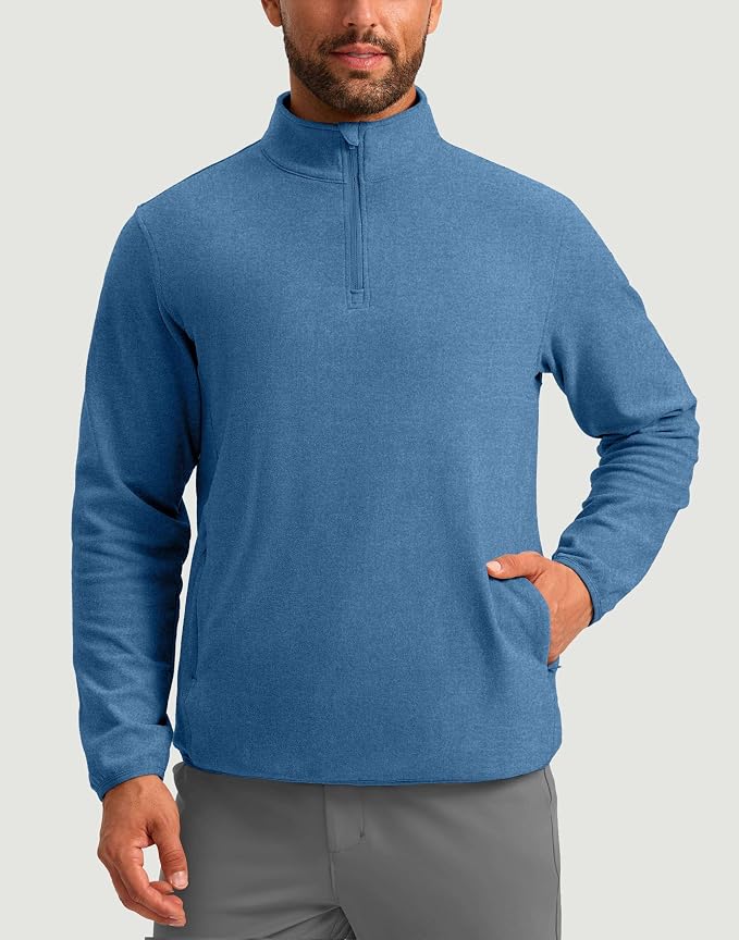 G Gradual Mens Quarter Zip Pullover Fleece - Image 2