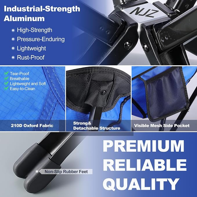 Lightweight Folding Camping Chair — Compact & Portable Design, Easy Setup - Image 3