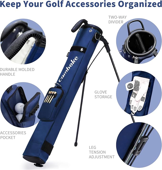 Lightweight Golf Stand Bag, Portable and Durable Golf Carry Bag - Image 4