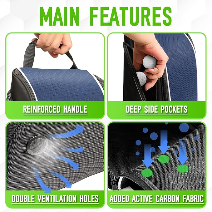 Smell Proof Shoe Cleat Bag for Travel Men - Image 6