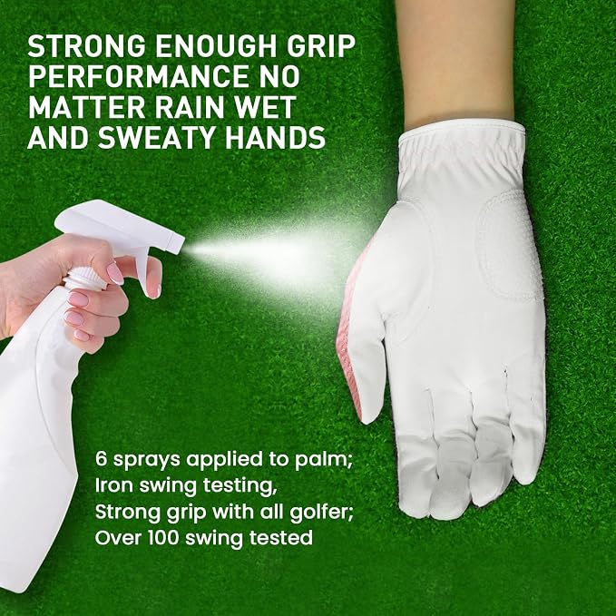 FINGER TEN Womens Golf Glove Right Handed Golfer Left Hand 1 Pack Golf Gloves - Image 3