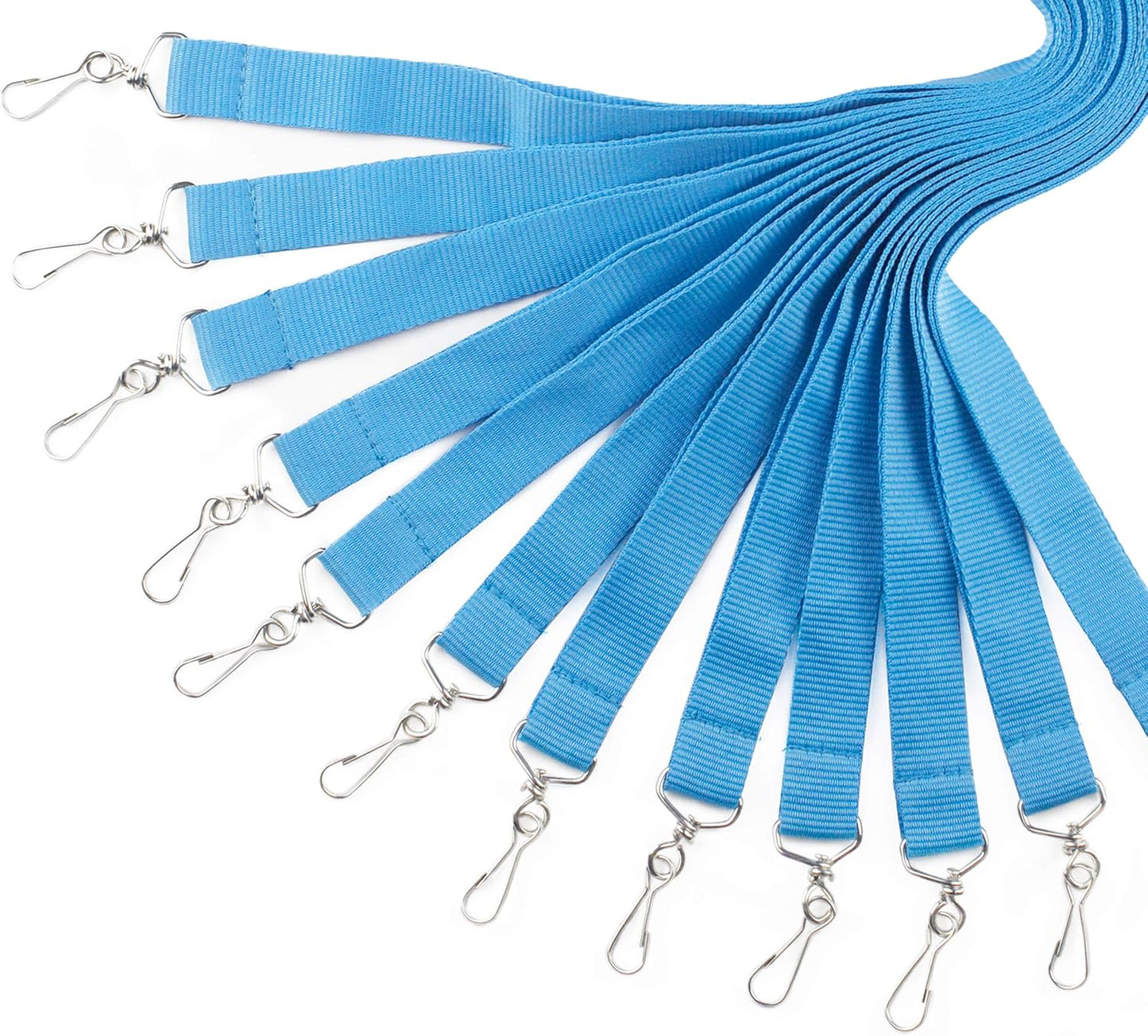 12 Pack Breakaway Lanyards Durable Neck Straps for Schools, Office, Cruise, Purple