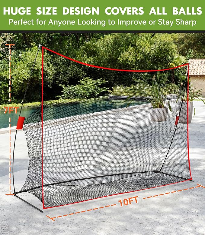 Golf Net: 10x7ft Heavy Duty Golf Practice Net - Image 4