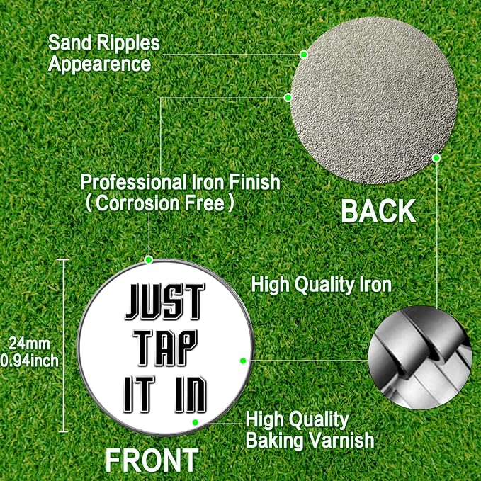 Amy Sport Golf Ball Markers Assorted Patterns Fits All Magnetic Golf Tools - Image 2