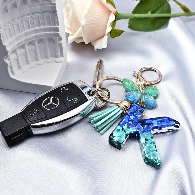 JINGUAZI Initial letter Keychains - Image 5