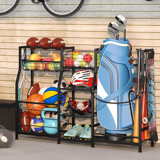Sonyabecca Golf Bag Stand Golf Storage Organizer - Image 7