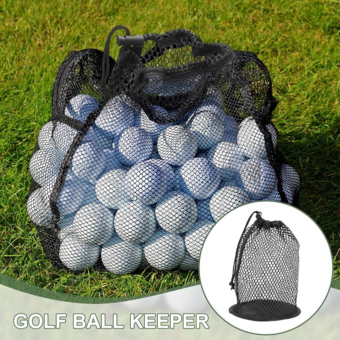 Golf Ball Storage Bag Nylon Mesh Golf Pouch - Image 5