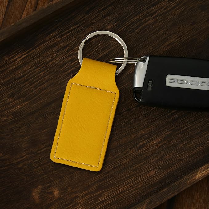 LaserGram Rectangle Keychain, Coat of Arms Germany, Personalized Engraving - Image 3
