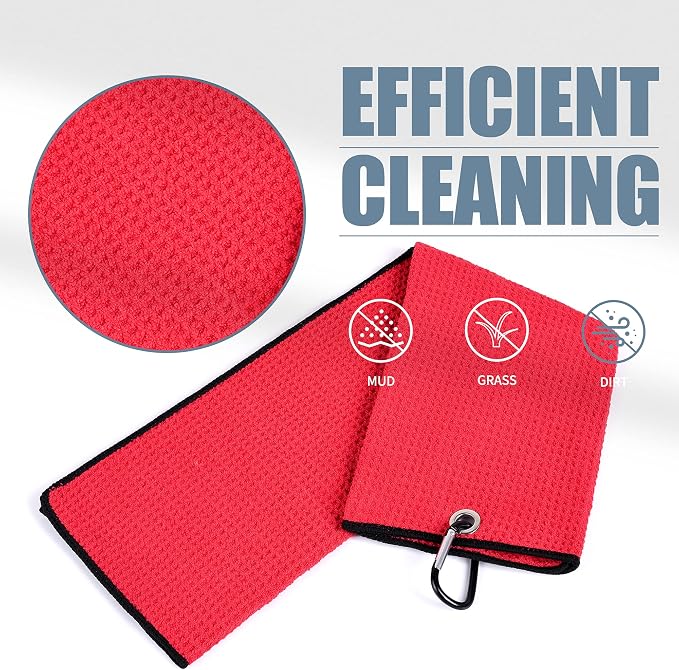 Mile High Life Tri-fold Golf Towel | 16" X 24" | Premium Microfiber Fabric | - Image 4