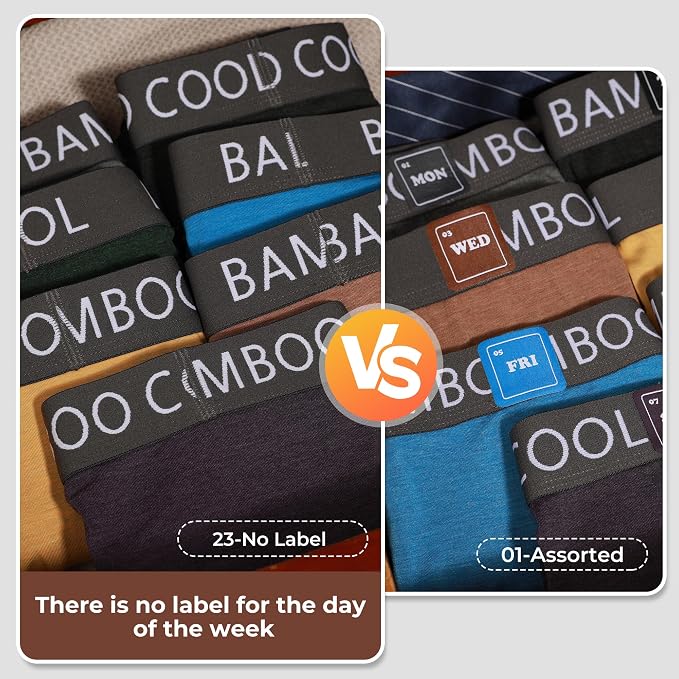 BAMBOO COOL Men's Ultra ComfortSoft Underwear, Moisture Wicking & Breathable No - Image 5