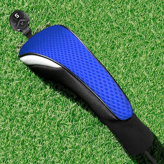 FINGER TEN Golf Club Head Covers Woods Hybrids 1/2/3/4 Pack, Headcovers Men by FINGERTENSport