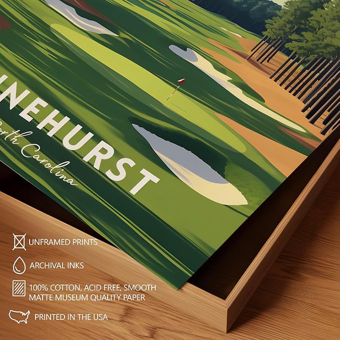 Golf Course Premium Giclee Fine Art Prints - Image 7