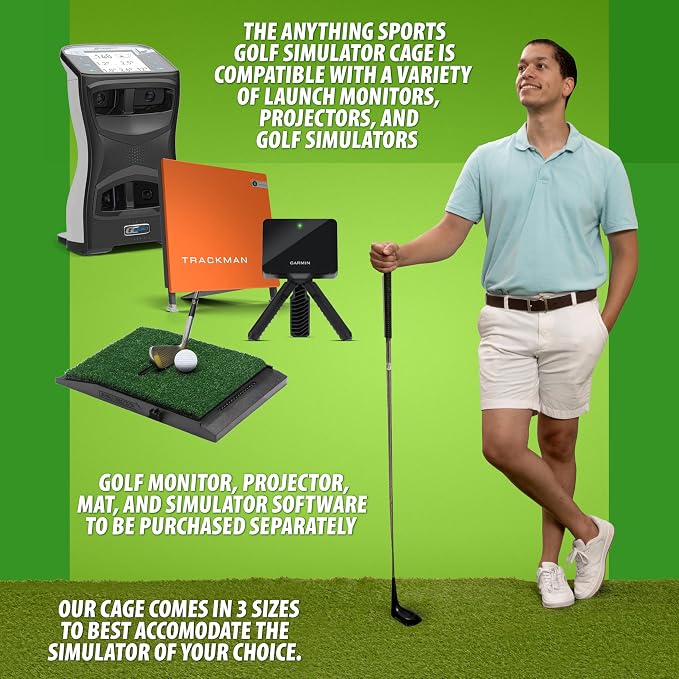Complete Golf Simulator Enclosure Package – 4K-Ready Impact Screen - Image 4
