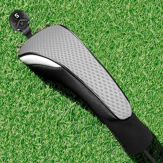 FINGER TEN Golf Club Head Covers Woods Hybrids 1/2/3/4 Pack, Headcovers Men by FINGERTENSport