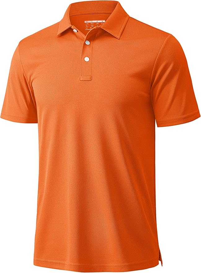 MAGCOMSEN Men's Polo Shirts 3 Buttons Casual Work T Shirts Quick Dry Short by MAGCOMSEN